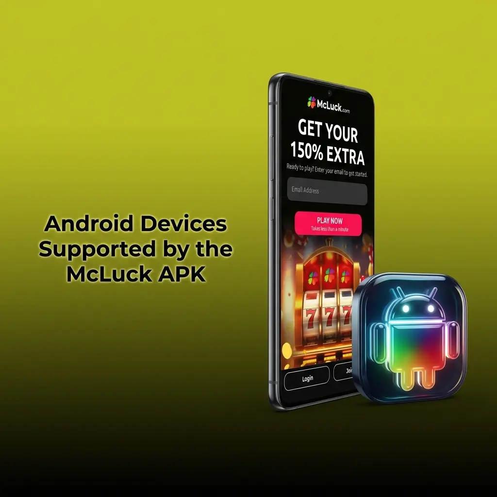 Supported Android phones for McLuck APK, including Samsung Galaxy, Google Pixel, OnePlus, Xiaomi, Oppo, and Sony