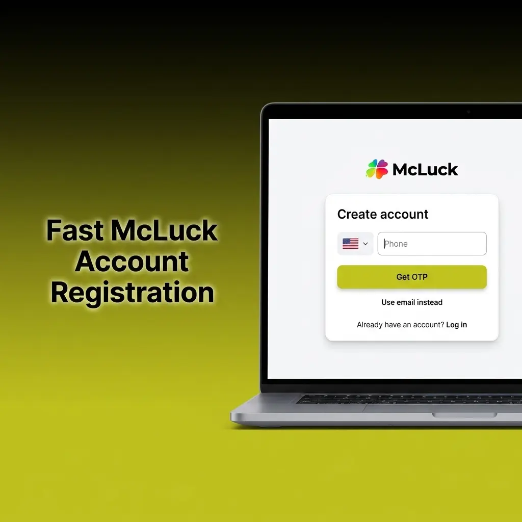 Fast McLuck account registration steps with email verification and welcome coin claim