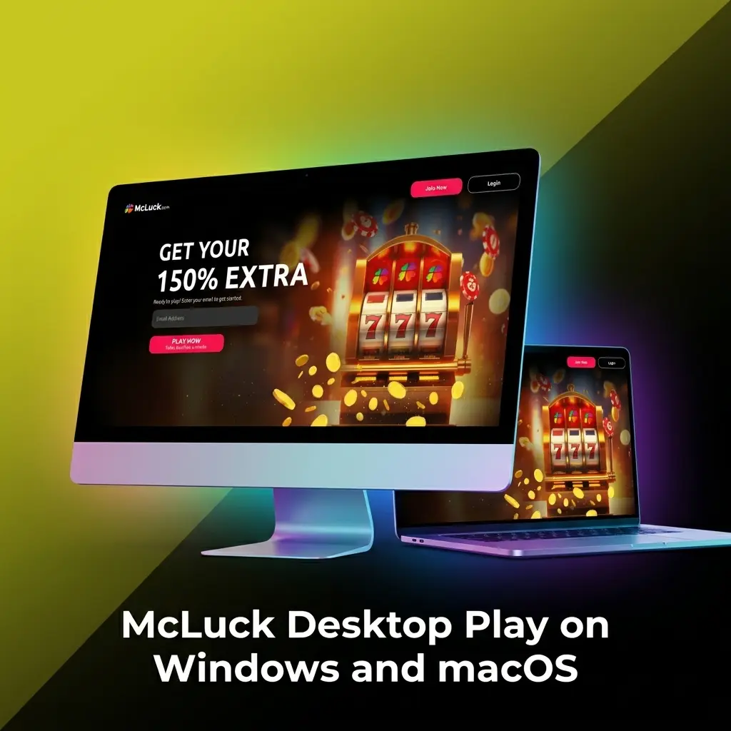 McLuck desktop play on Windows and macOS through web browsers, no downloadable app