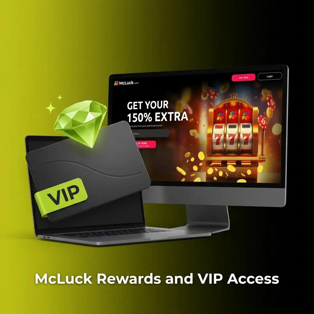 McLuck rewards and VIP access with coin packages, daily bonuses, and account-based promotions
