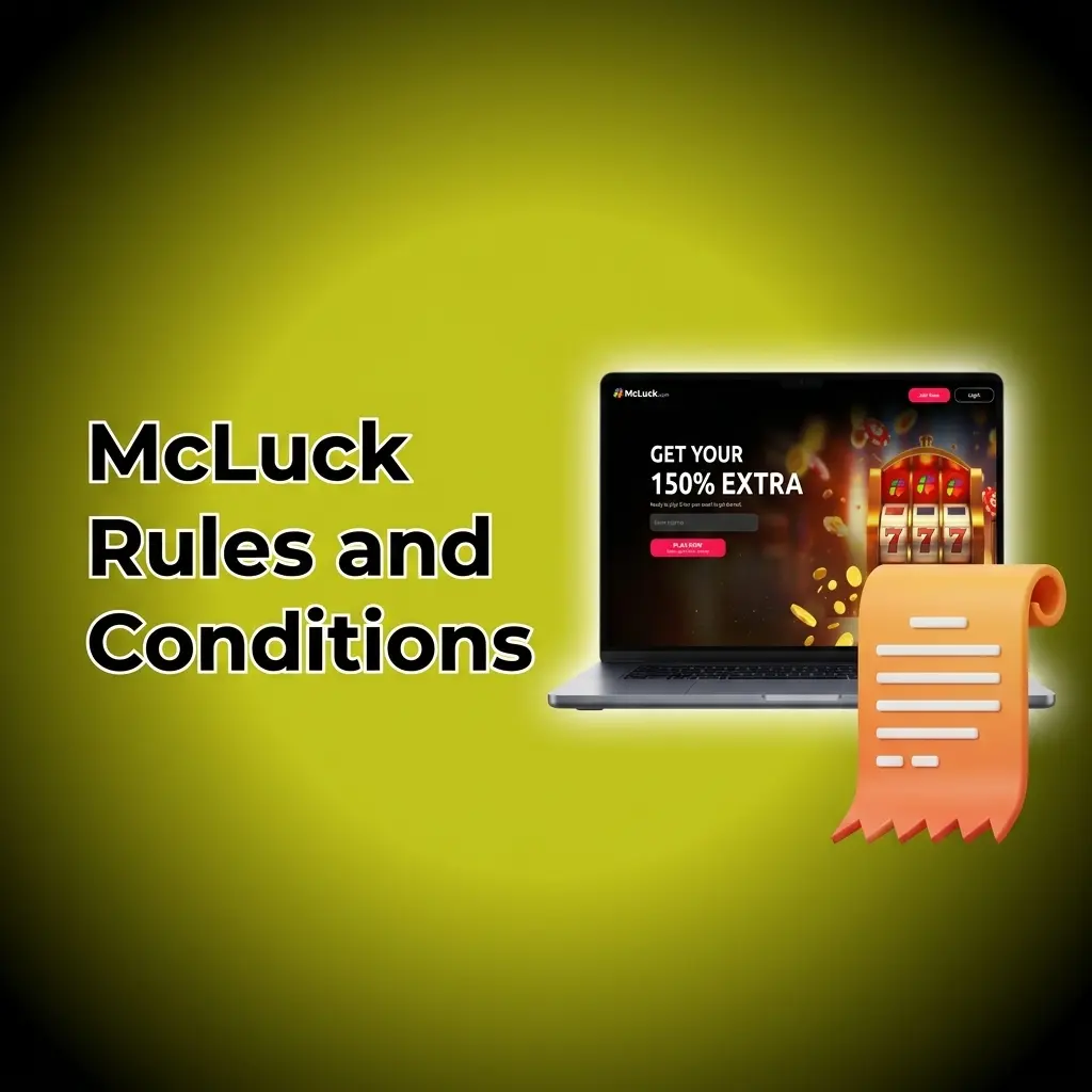 McLuck rules and conditions for account use, Sweeps Coin play, purchases, and prize redemption